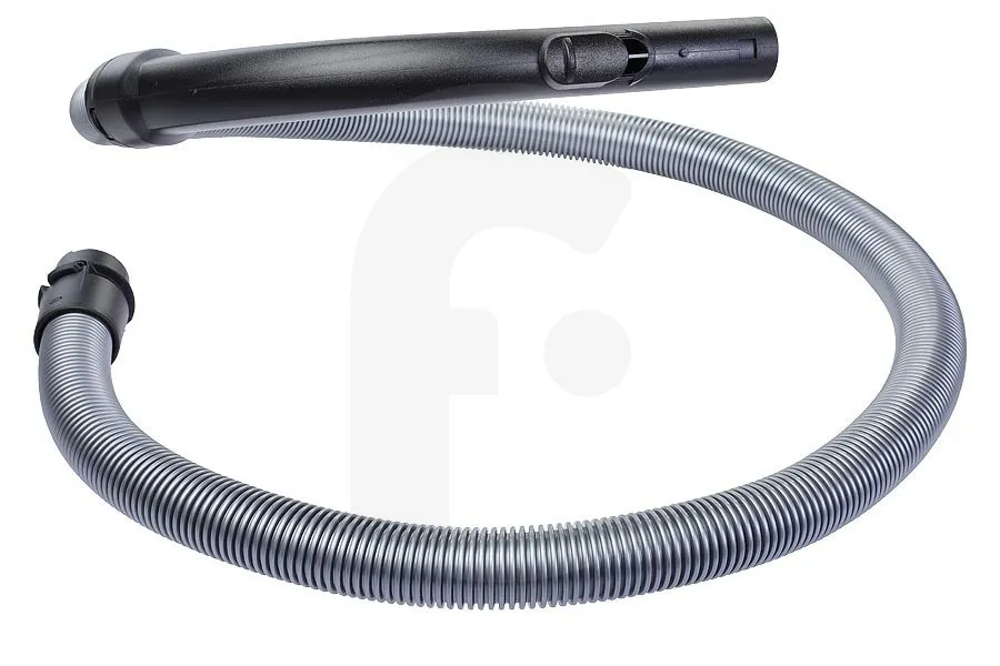 Stofzuigerslang (slang) compleet voor Miele ⌀ 35mm met pistoolgreep (handvat, handgreep) en aansluitstuk (insteek-wartel) grijs 